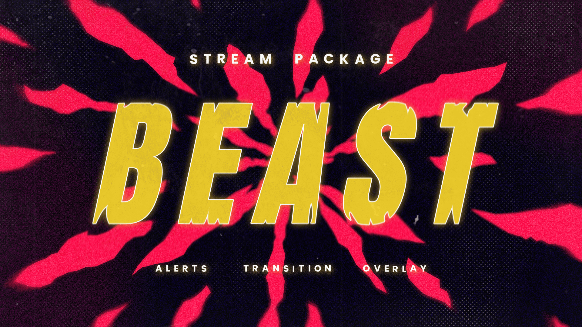 Beast - Twitch Overlay and Alerts Package for OBS Studio