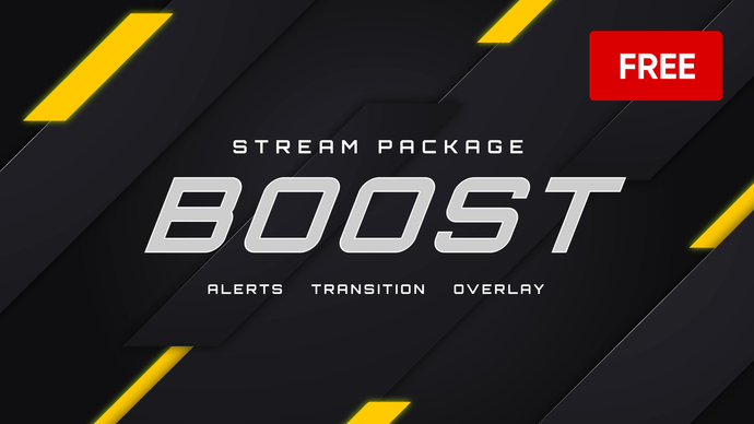 Boost - FREE Twitch Overlay and Alerts Package for OBS