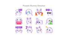 Load image into Gallery viewer, Bunny Emotes for Twitch, Youtube and Discord | Download Now!
