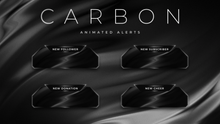 Load image into Gallery viewer, Carbon - Animated Alerts for Twitch, Youtube and Facebook Gaming
