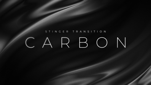 Carbon - Stinger Transition for Twitch, Youtube and Facebook