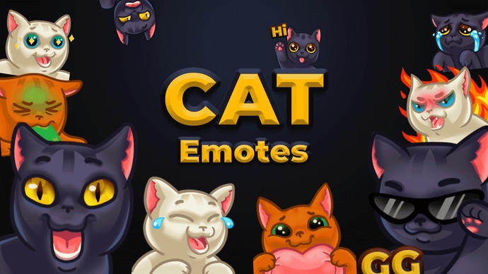 Cat Custom Emotes for Twitch, Youtube and Discord  | Download Now!