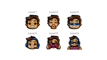 Load image into Gallery viewer, Chibi Boy Custom Badges for Twitch, Youtube and Discord
