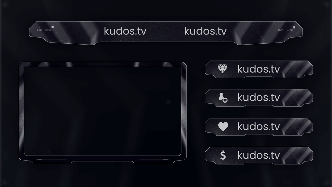 Constant — Stream Header, Label and Webcam Overlay Pack for OBS