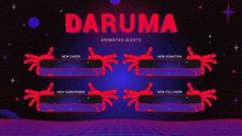 Load image into Gallery viewer, Daruma - Animated Alerts for Twitch, Youtube and Facebook Gaming
