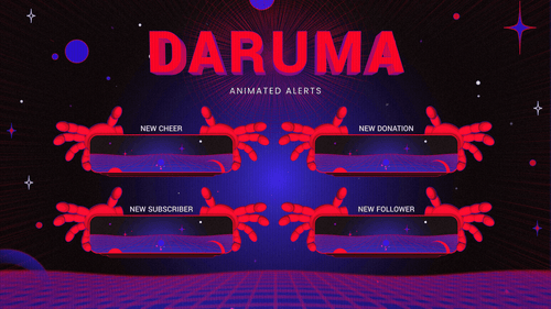 Daruma - Animated Alerts for Twitch, Youtube and Facebook Gaming