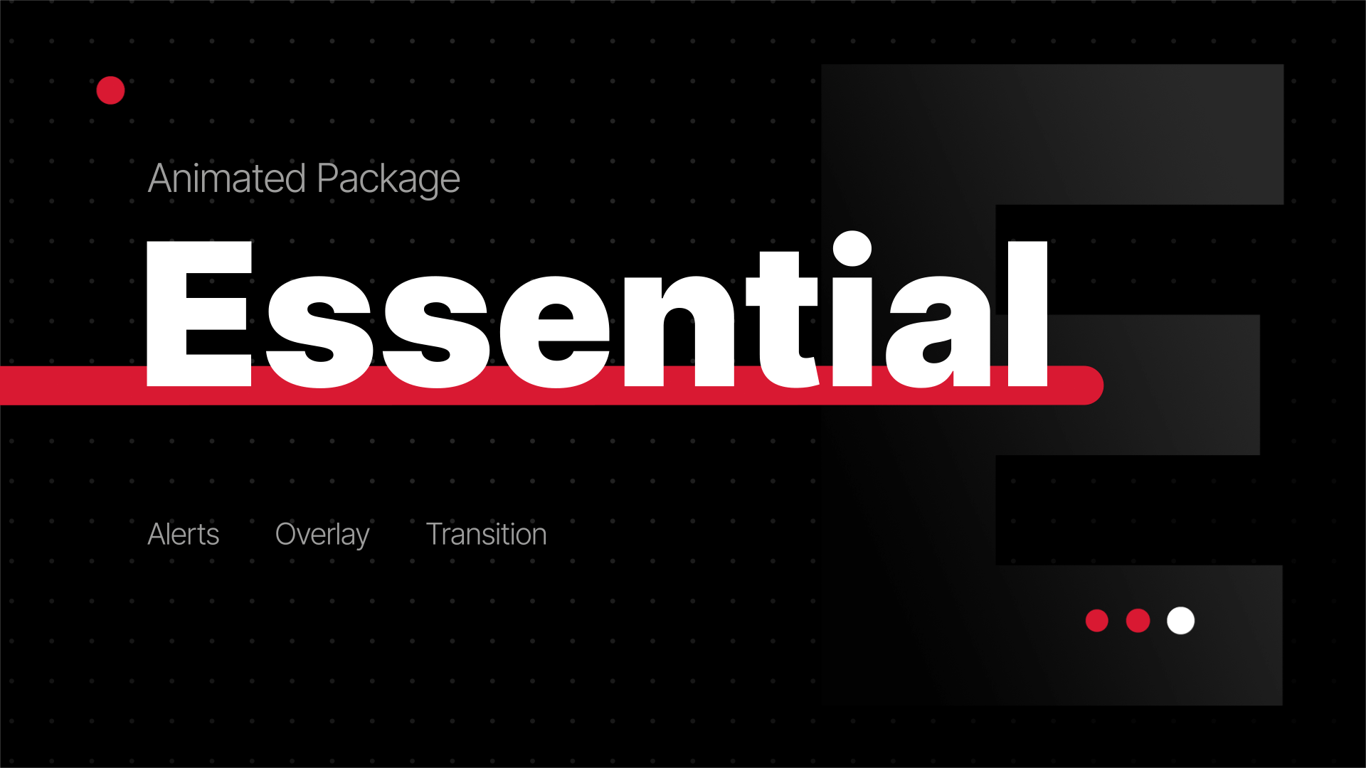 Essential — Twitch Overlay and Alerts Package for OBS