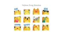 Load image into Gallery viewer, Frog Custom Emotes for Twitch, Youtube and Discord

