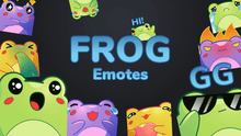 Load image into Gallery viewer, Frog Custom Emotes for Twitch, Youtube and Discord
