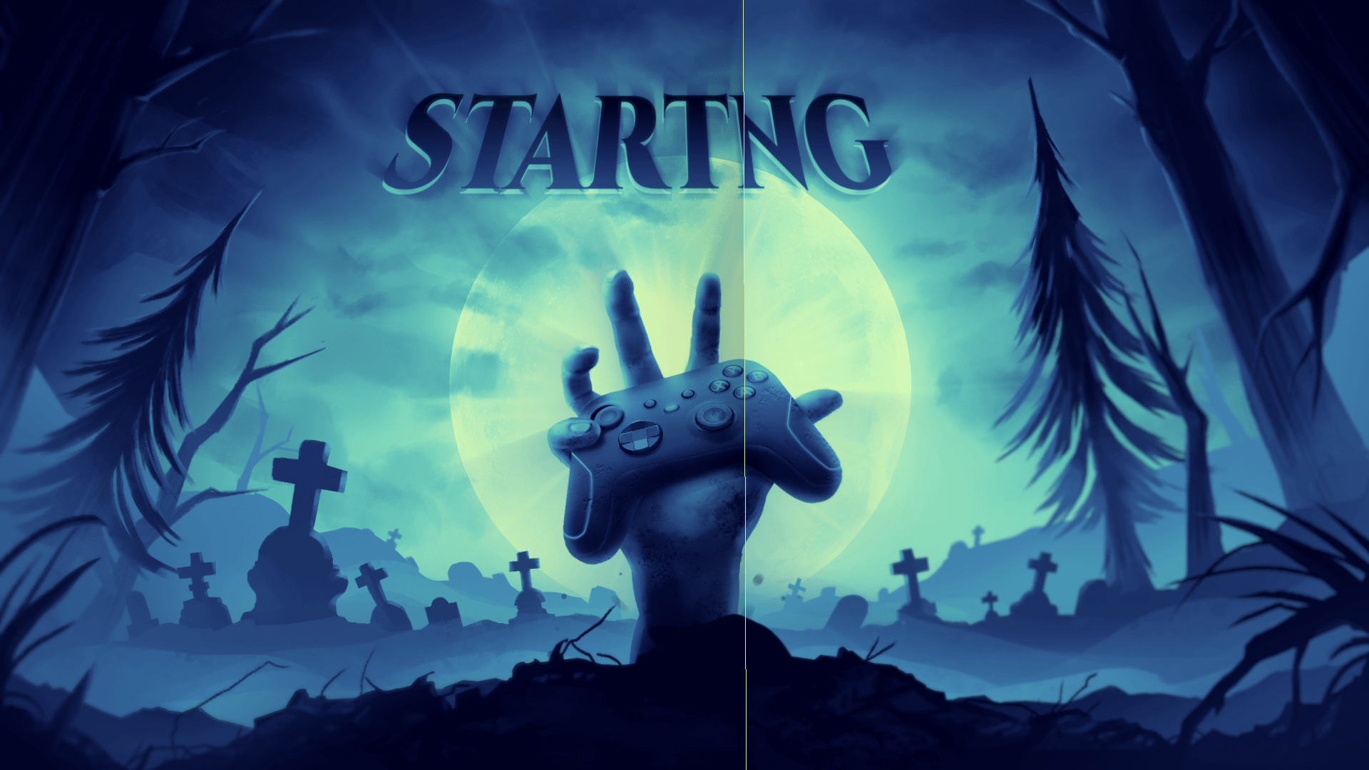 Horror Gaming Stream Overlay & Alerts Package for Twitch and Youtube