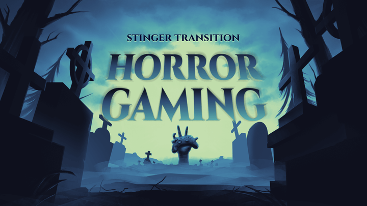 Horror Gaming Stream Overlay & Alerts Package for Twitch and Youtube