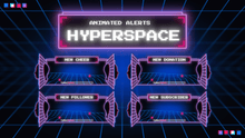 Load image into Gallery viewer, Hyperspace - Animated Alerts for Twitch, Youtube and Facebook Gaming
