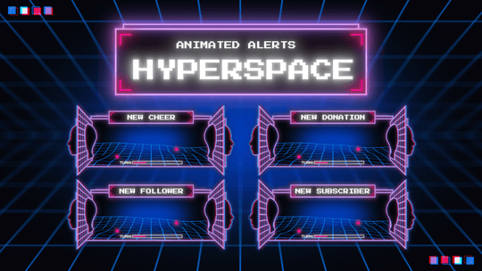 Hyperspace - Animated Alerts for Twitch, Youtube and Facebook Gaming