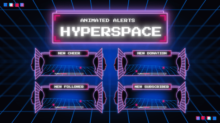 Hyperspace - Animated Alerts for Twitch, Youtube and Facebook Gaming