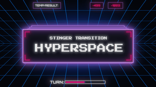 Hyperspace - Stinger Transition for Twitch, Youtube and Facebook