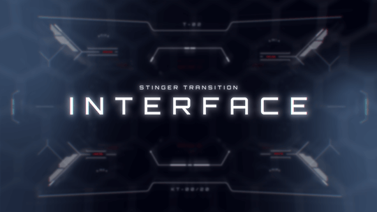Interface Stinger Transition for Twitch, Youtube and Facebook