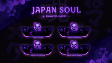 Load image into Gallery viewer, Japan Soul - Animated Alerts for Twitch, Youtube and Facebook Gaming
