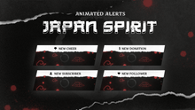 Load image into Gallery viewer, Japan Spirit - Animated Alerts for Twitch, Youtube and Facebook Gaming

