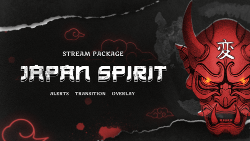 Japan Spirit - Twitch Overlay and Alerts Package for OBS Studio