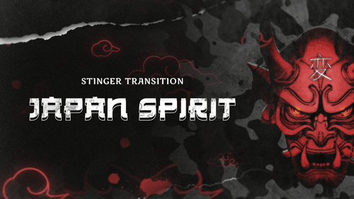 Japan Spirit - Stinger Transition for Twitch, Youtube and Facebook