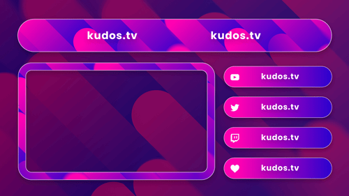 Loop — Stream Header, Label and Webcam Overlay Pack for OBS