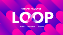 Load image into Gallery viewer, Loop - Twitch Overlay and Alerts Package for OBS Studio
