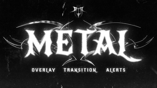 Metal - Twitch Overlay and Alerts Package for OBS Studio