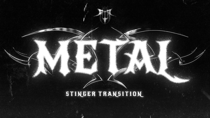 Metal - Stinger Transition for Twitch, Youtube and Facebook