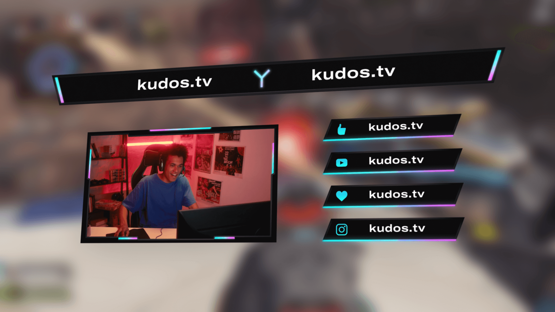 Overlay Stream. Loading Modern Stream Overlay & Alerts Package for Twitch and Youtube