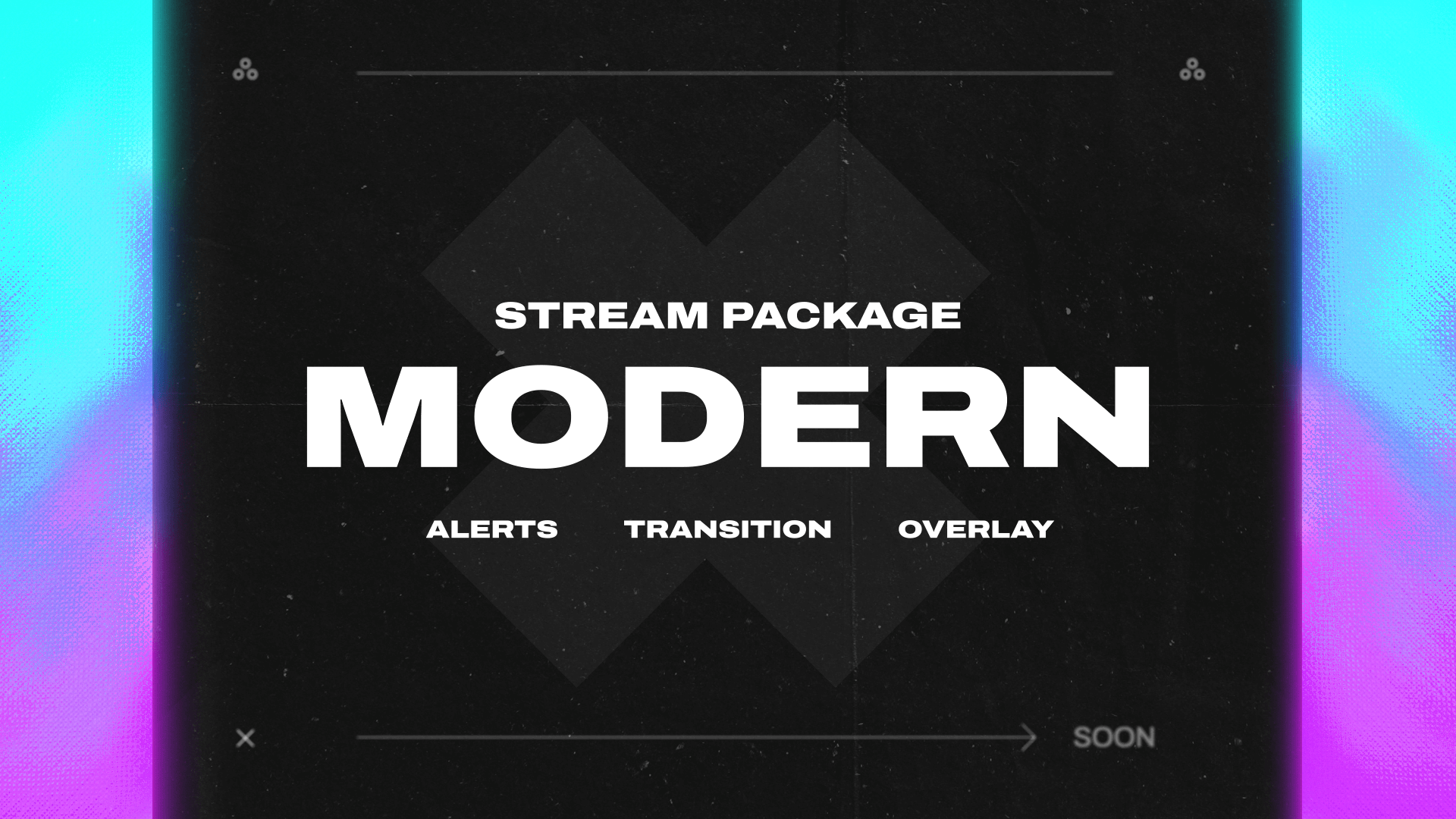 Modern Stream Overlay & Alerts Package for Twitch and Youtube