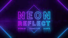 Load image into Gallery viewer, Neon Reflect - Twitch Overlay and Alerts Package for OBS Studio
