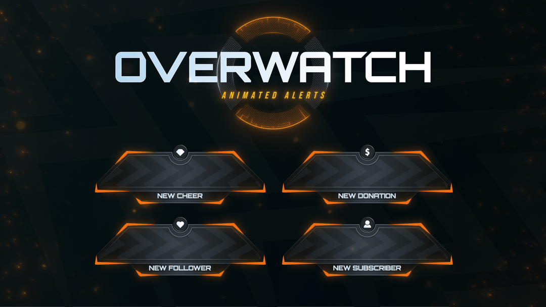 Overwatch - Animated Alerts for Twitch, Youtube and Facebook Gaming