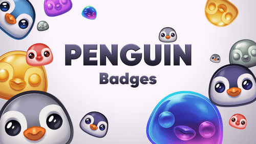 Penguin Badges for Twitch, Youtube and Discord | Download Now!