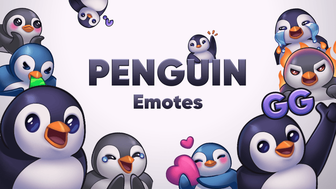 Penguin Emotes for Twitch, Youtube and Discord | Download Now!