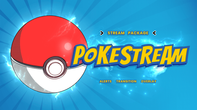 Pokemon - Twitch Overlay and Alerts Package for OBS Studio