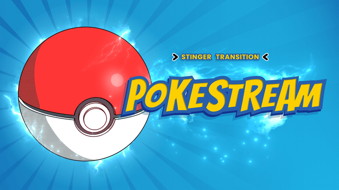 Pokemon Stinger Transition for Twitch, Youtube and Facebook