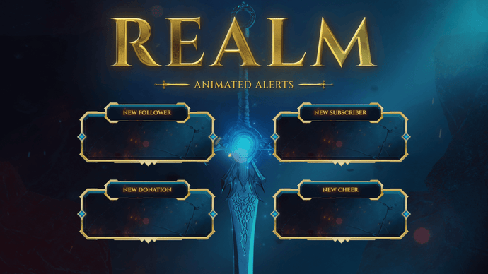 Realm - Animated Alerts for Twitch, Youtube and Facebook Gaming
