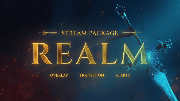 Realm - Twitch Overlay and Alerts Package for OBS Studio