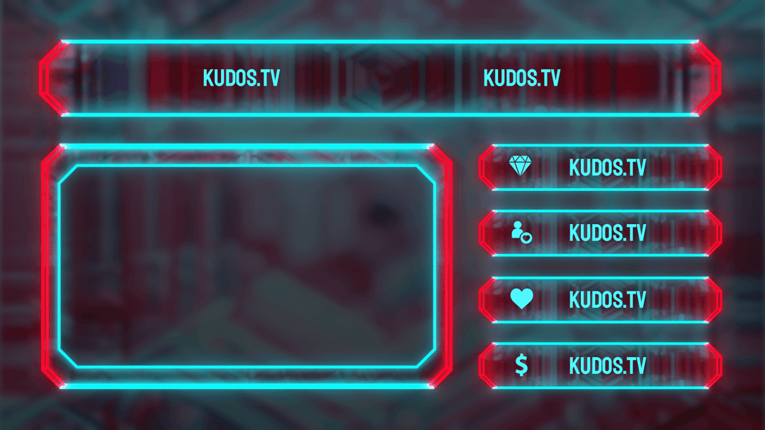 Reflect — Stream Header, Label and Webcam Overlay Pack for OBS