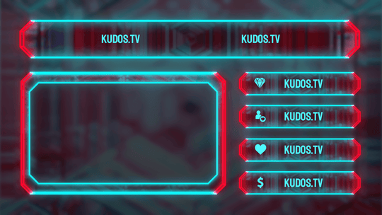 Reflect — Stream Header, Label and Webcam Overlay Pack for OBS