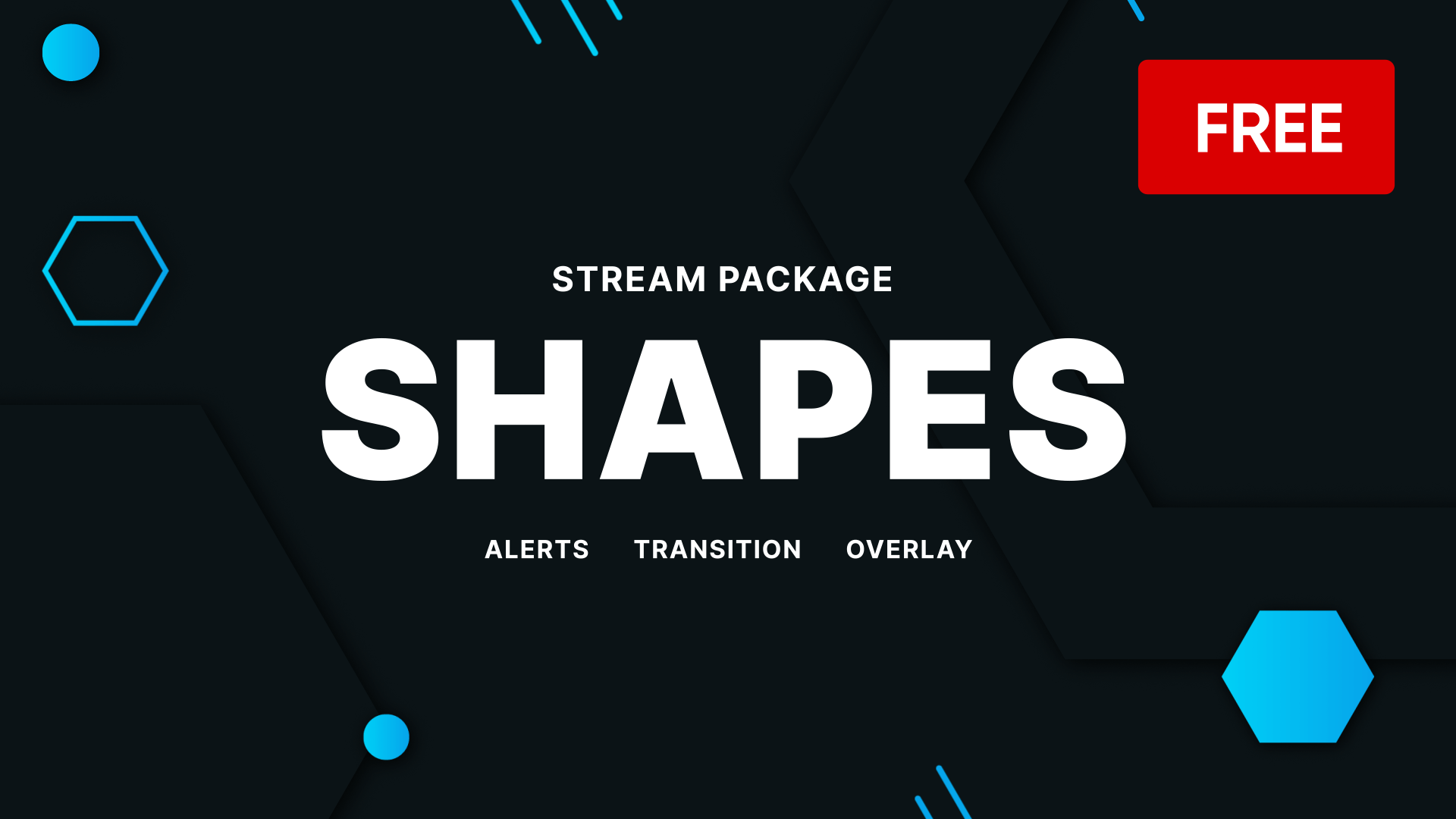 Shapes - FREE Twitch Overlay and Alerts Package for OBS