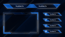 Load image into Gallery viewer, Sharp — Stream Header, Label and Webcam Overlay Pack for OBS
