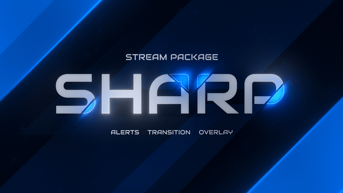 Sharp - Twitch Overlay and Alerts Package for OBS Studio