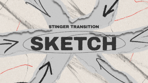 Sketch - Stinger Transition for Twitch, Youtube and Facebook