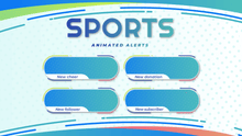Load image into Gallery viewer, Sports - Animated Alerts for Twitch, Youtube and Facebook Gaming
