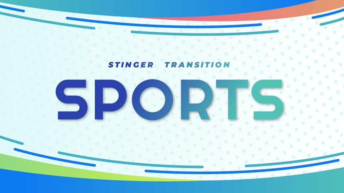 Sports - Stinger Transition for Twitch, Youtube and Facebook