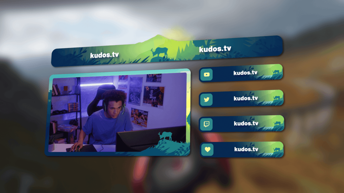 Spring Landscape - Twitch Overlay and Alerts Package for OBS Studio