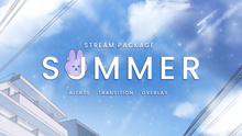 Load image into Gallery viewer, Summer - Twitch Overlay and Alerts Package for OBS Studio
