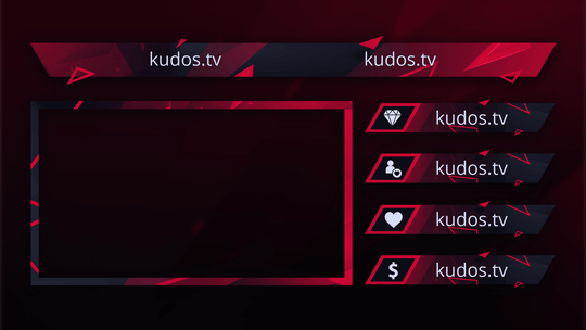 Triangulation — Stream Header, Label and Webcam Overlay Pack for OBS