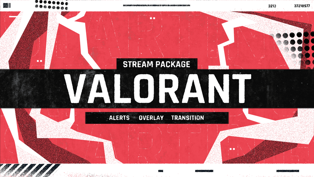Valorant - Twitch Overlay and Alerts Package for OBS Studio